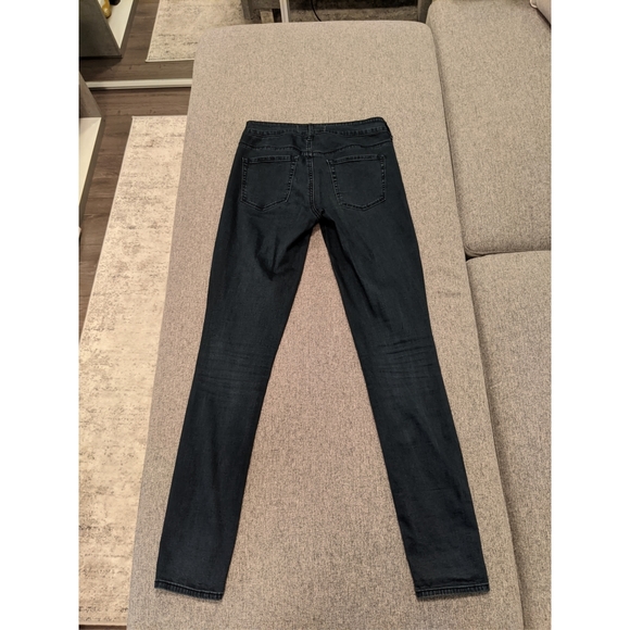 Dark blue super skinny & stretchy jeans, size 25 - Picture 2 of 3